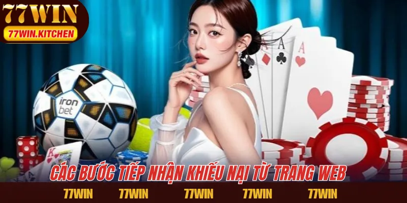 Các bước tiếp nhận khiếu nại từ trang web